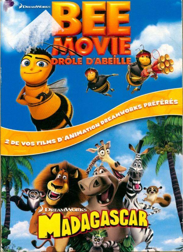 Bee Movie-Drôle d'abeille + Madagascar Bon état -  reconditionné disponible sur Label Emmaüs